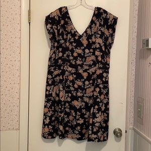 BB Dakota dress with peach flowers